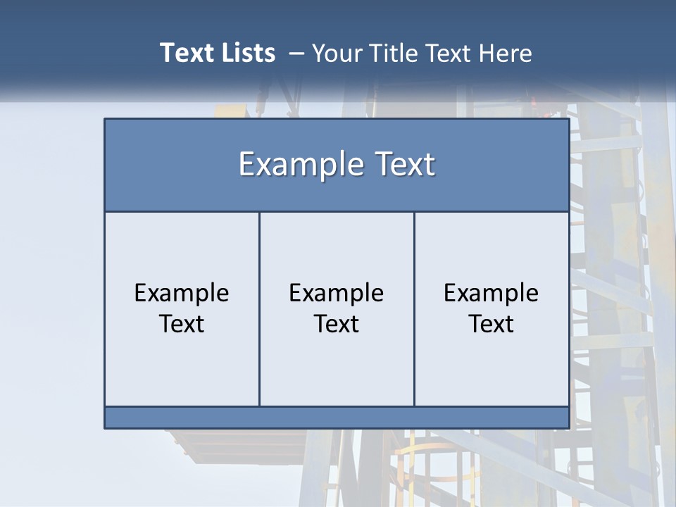 A Crane Is Lifting A Piece Of Metal PowerPoint Template