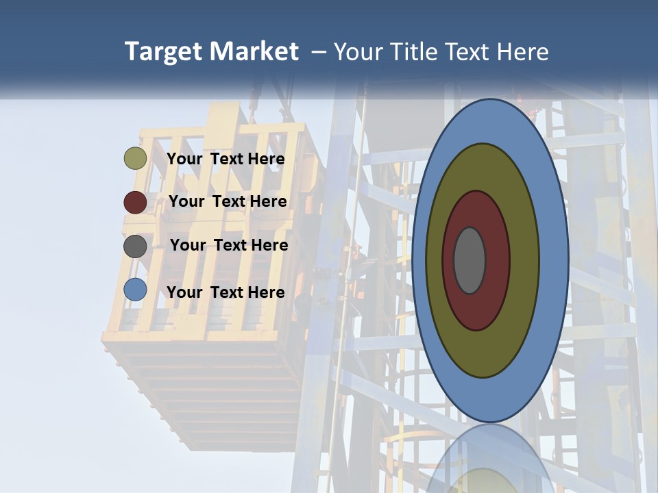 A Crane Is Lifting A Piece Of Metal PowerPoint Template