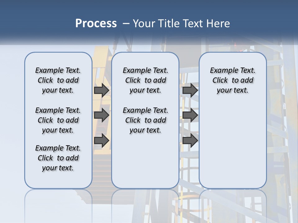 A Crane Is Lifting A Piece Of Metal PowerPoint Template