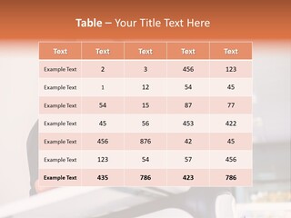 A Woman Speaking At A Podium With A Microphone PowerPoint Template