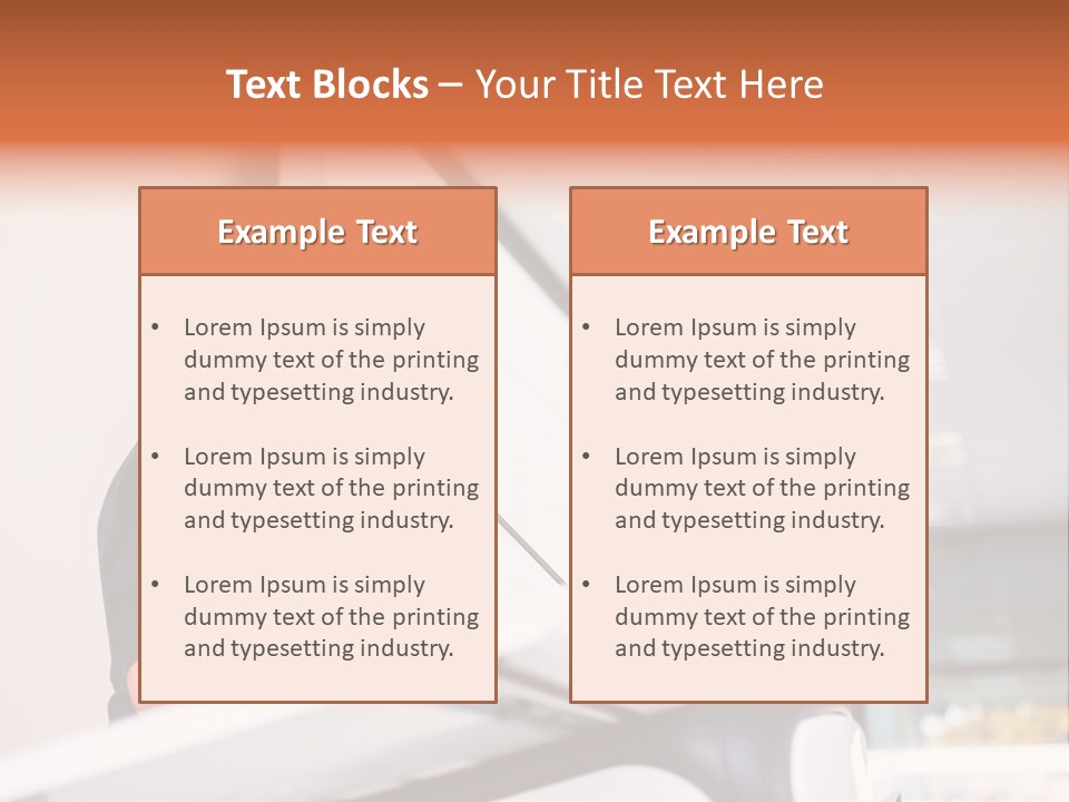 A Woman Speaking At A Podium With A Microphone PowerPoint Template