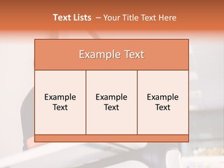 A Woman Speaking At A Podium With A Microphone PowerPoint Template