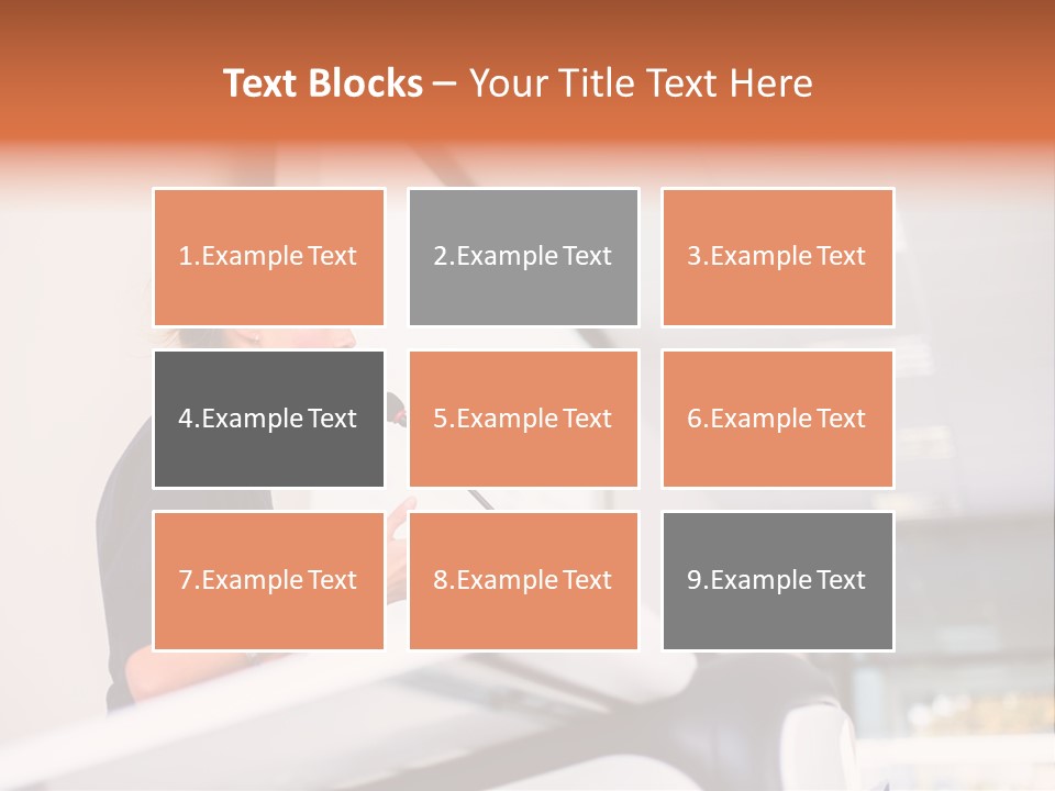 A Woman Speaking At A Podium With A Microphone PowerPoint Template