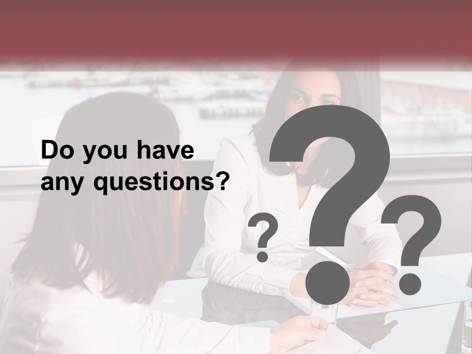 Two Women Sitting At A Table Talking To Each Other PowerPoint Template