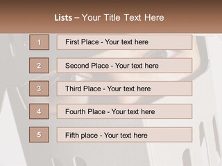 A Woman Peeking Out Of A Box With Her Eyes Wide Open PowerPoint Template