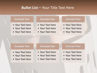 A Woman Peeking Out Of A Box With Her Eyes Wide Open PowerPoint Template