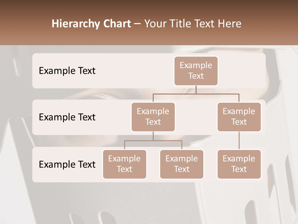 A Woman Peeking Out Of A Box With Her Eyes Wide Open PowerPoint Template