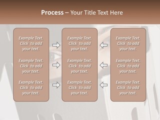 A Woman Peeking Out Of A Box With Her Eyes Wide Open PowerPoint Template