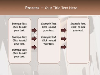 A Woman Peeking Out Of A Box With Her Eyes Wide Open PowerPoint Template