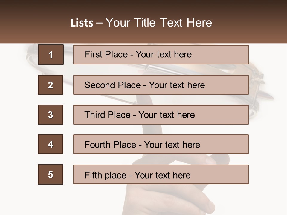 A Person's Hand Is Pointing At A Drum PowerPoint Template