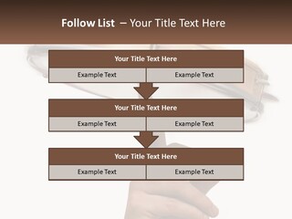 A Person's Hand Is Pointing At A Drum PowerPoint Template