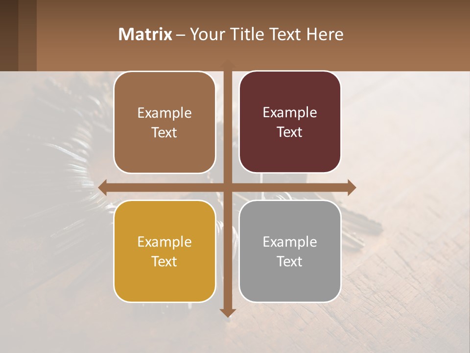 A Bunch Of Keys Arranged In A Circle On A Table PowerPoint Template