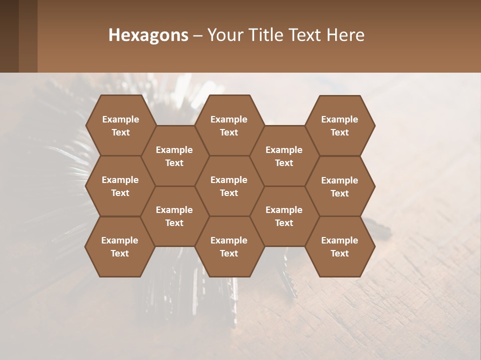A Bunch Of Keys Arranged In A Circle On A Table PowerPoint Template