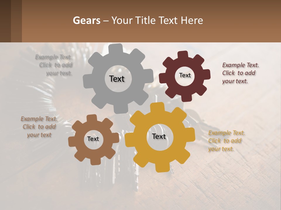 A Bunch Of Keys Arranged In A Circle On A Table PowerPoint Template