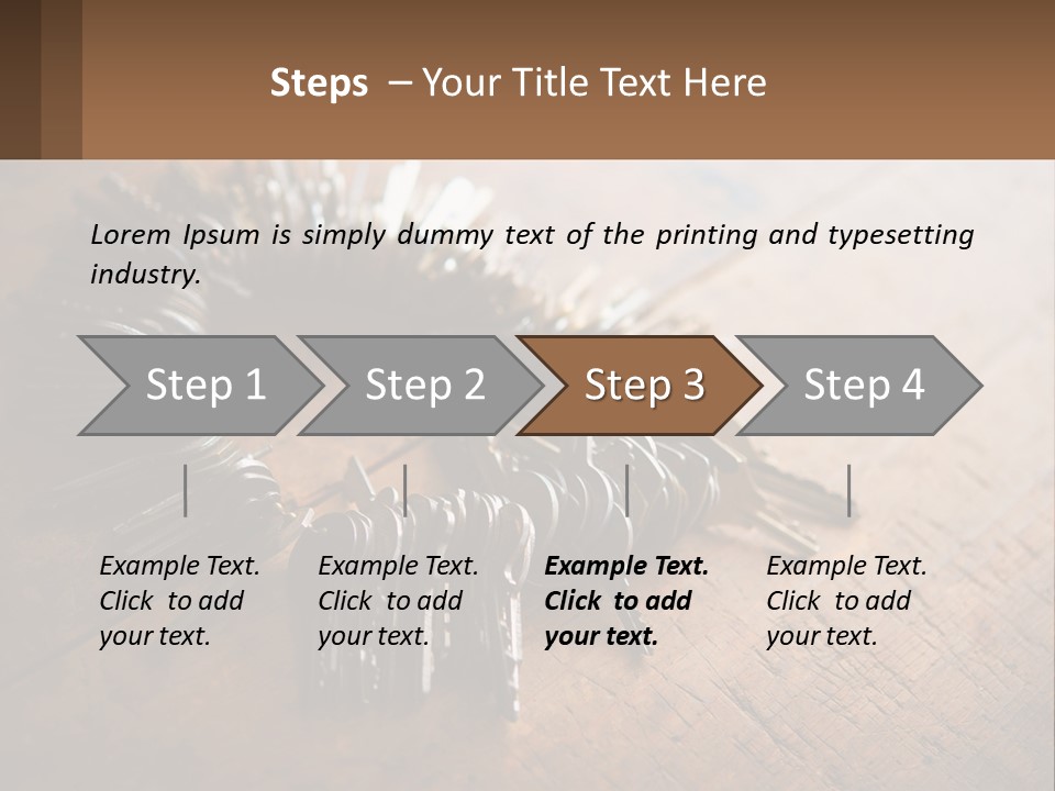 A Bunch Of Keys Arranged In A Circle On A Table PowerPoint Template