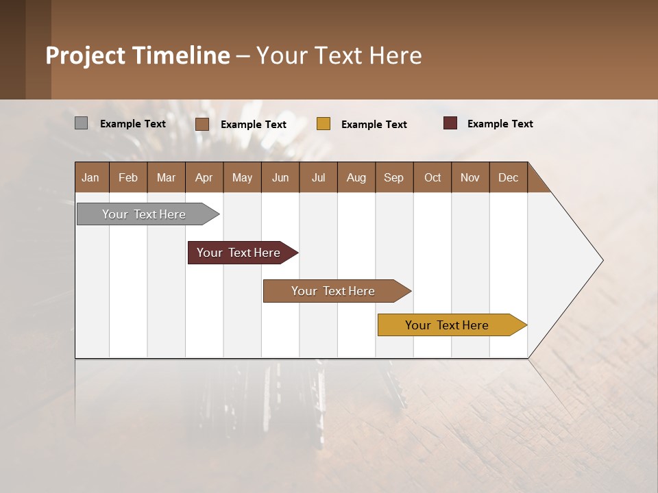 A Bunch Of Keys Arranged In A Circle On A Table PowerPoint Template