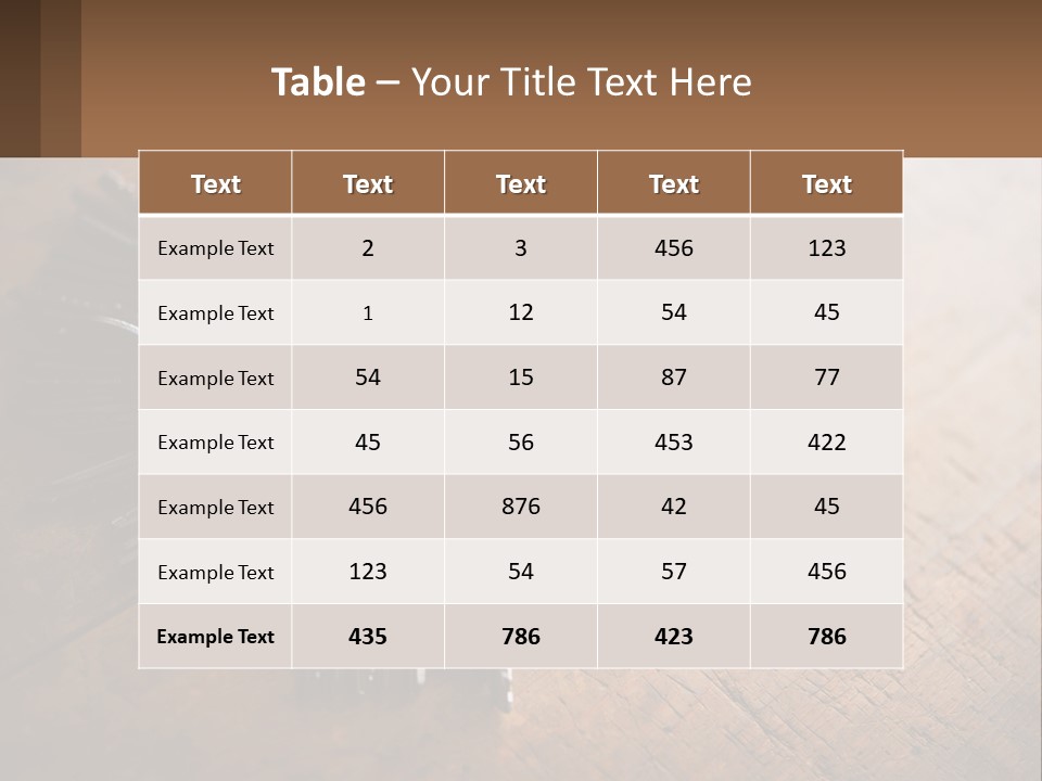 A Bunch Of Keys Arranged In A Circle On A Table PowerPoint Template