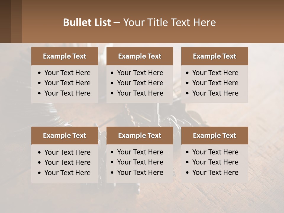 A Bunch Of Keys Arranged In A Circle On A Table PowerPoint Template