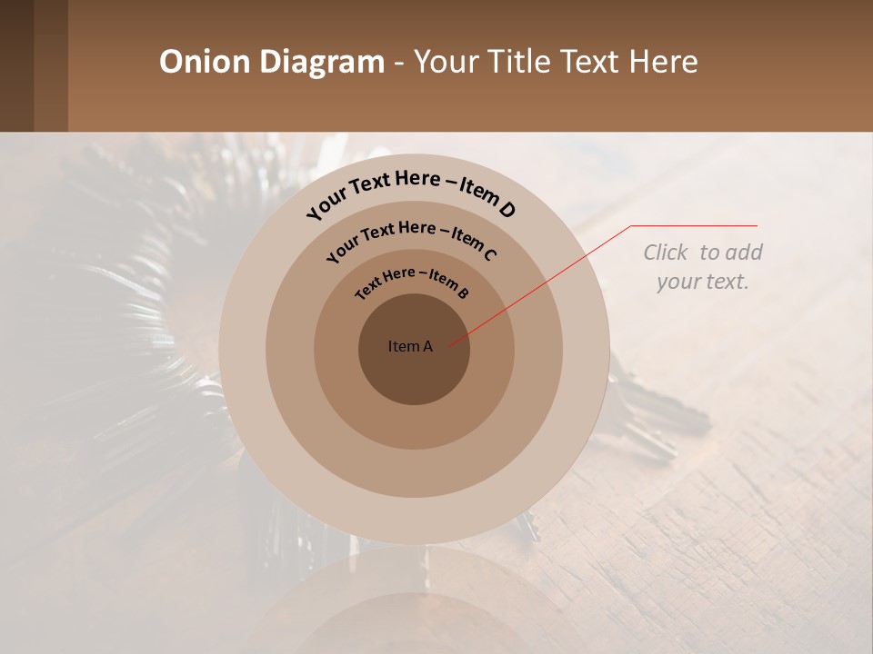 A Bunch Of Keys Arranged In A Circle On A Table PowerPoint Template