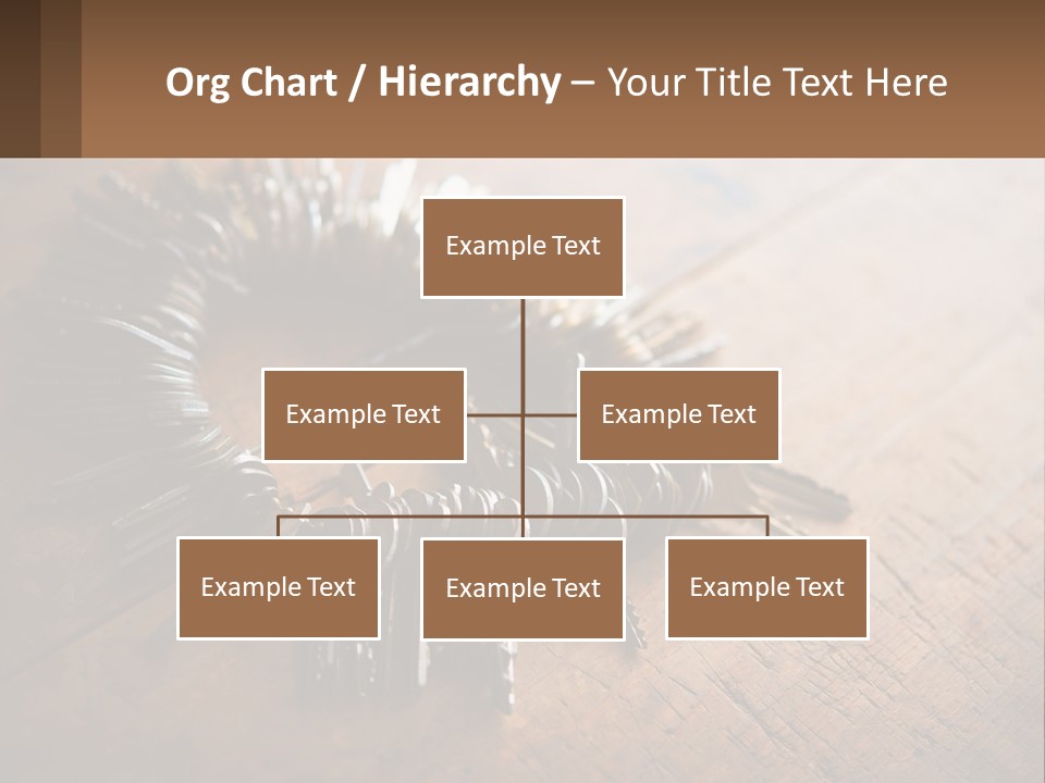 A Bunch Of Keys Arranged In A Circle On A Table PowerPoint Template