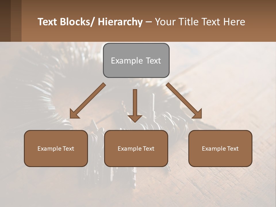 A Bunch Of Keys Arranged In A Circle On A Table PowerPoint Template