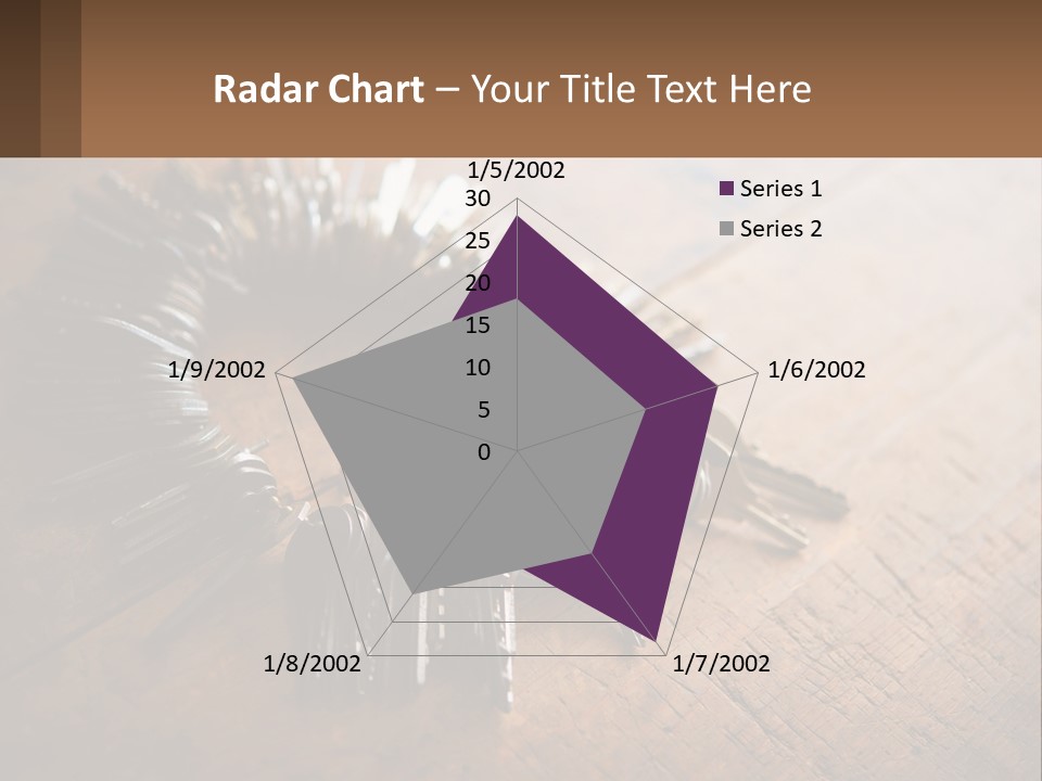 A Bunch Of Keys Arranged In A Circle On A Table PowerPoint Template