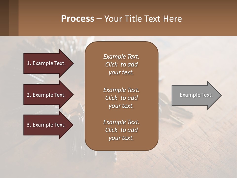 A Bunch Of Keys Arranged In A Circle On A Table PowerPoint Template