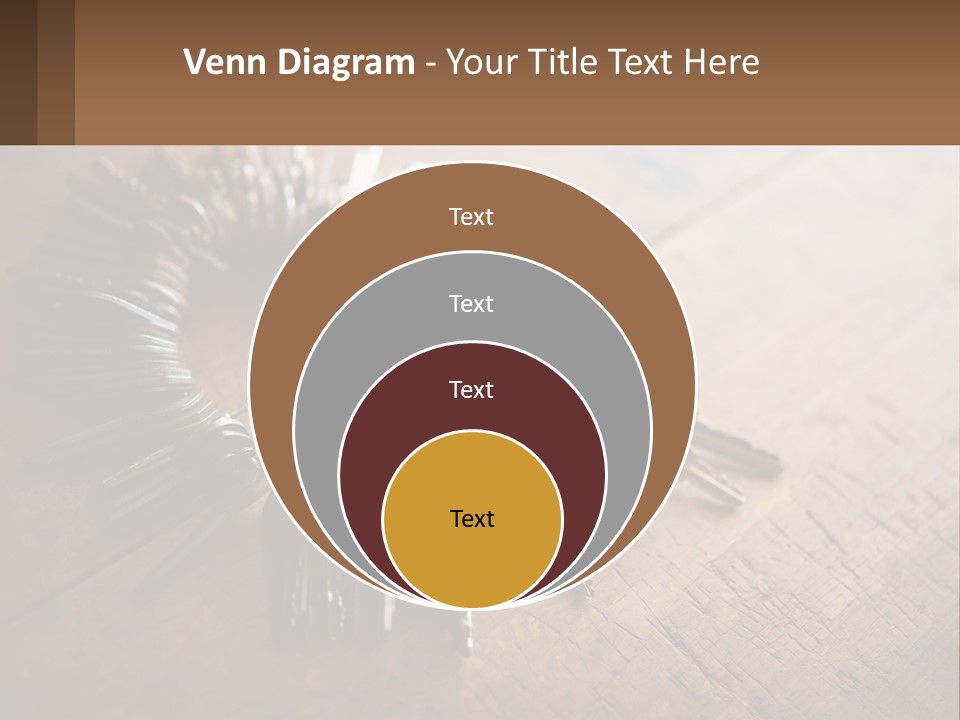 A Bunch Of Keys Arranged In A Circle On A Table PowerPoint Template