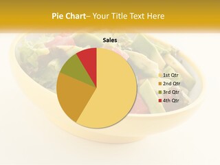 A Yellow Bowl Filled With Lots Of Fruit PowerPoint Template