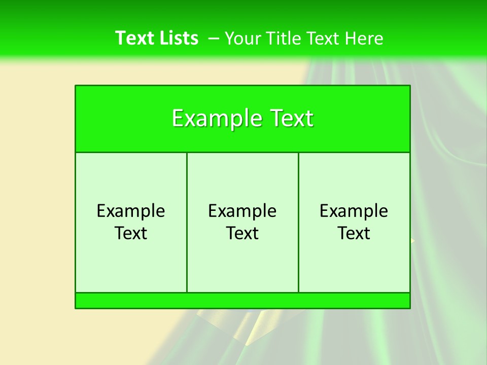 A Green And Yellow Background With The Flag Of Brazil PowerPoint Template