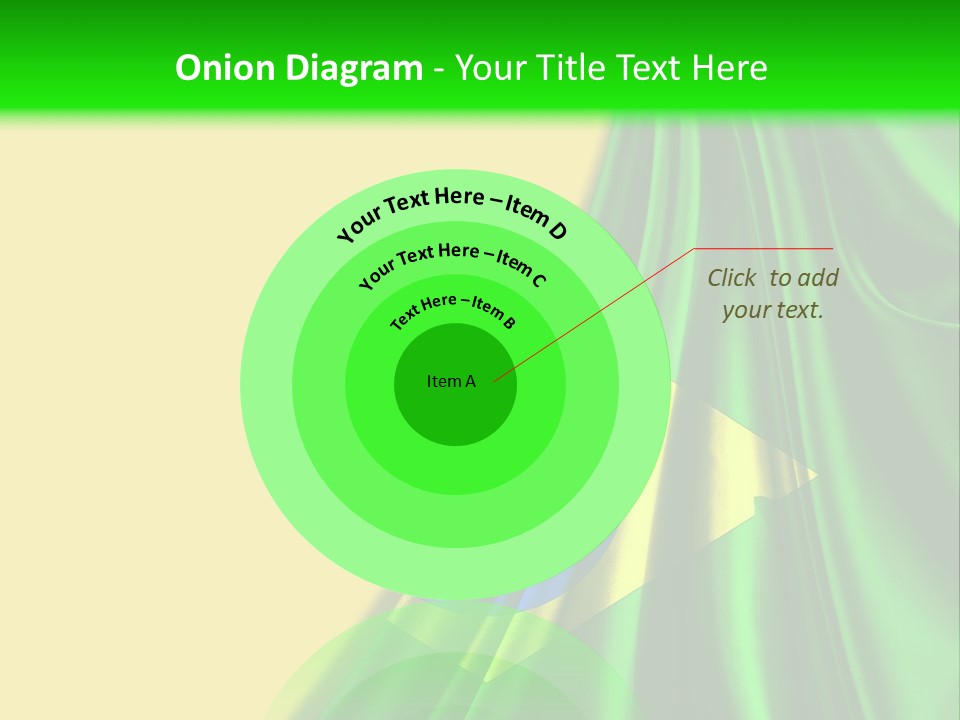 A Green And Yellow Background With The Flag Of Brazil PowerPoint Template