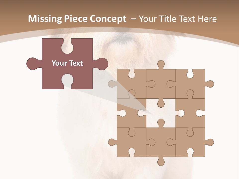 A Dog Sitting Next To A Bowl Of Food PowerPoint Template