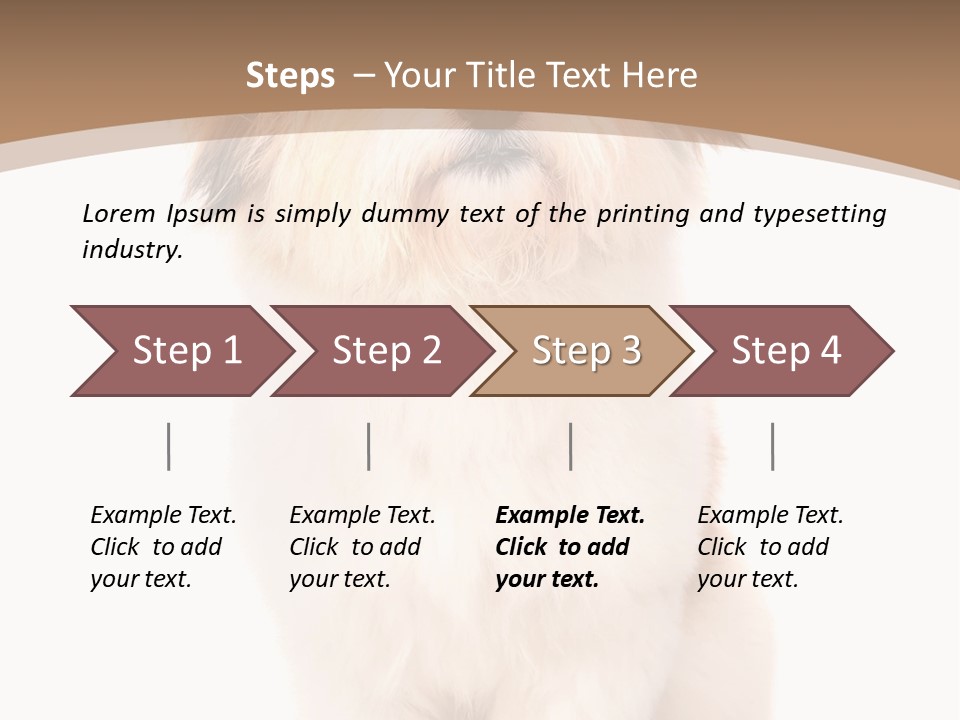 A Dog Sitting Next To A Bowl Of Food PowerPoint Template