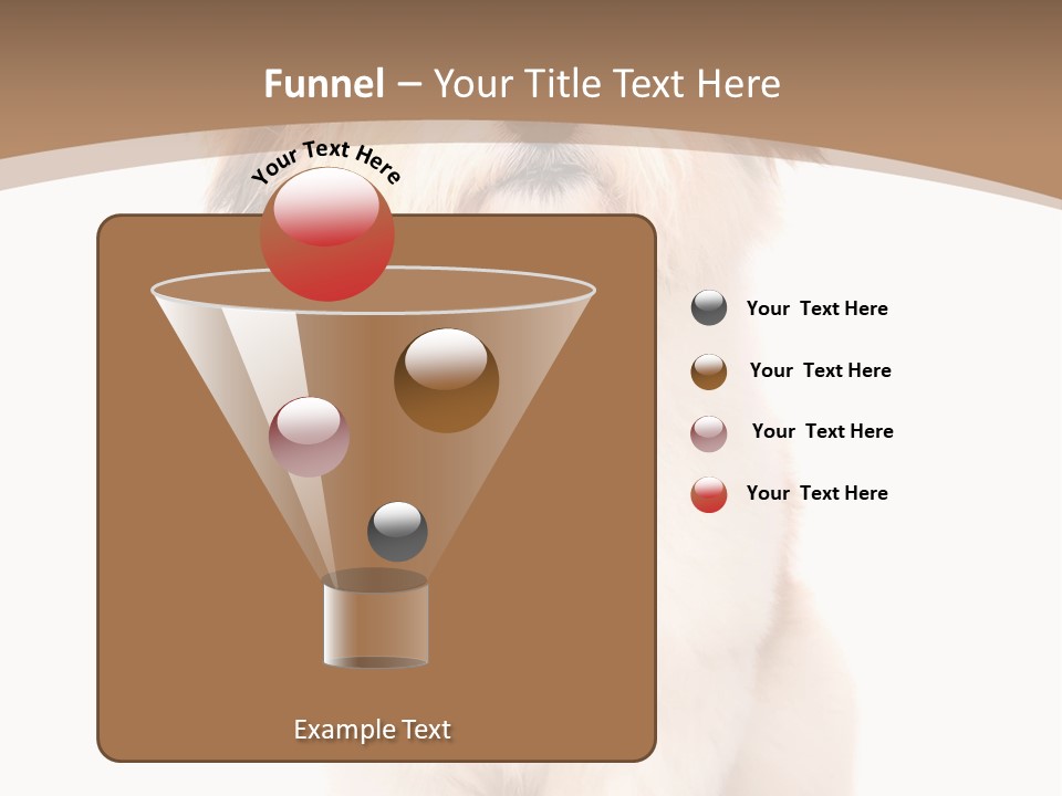 A Dog Sitting Next To A Bowl Of Food PowerPoint Template