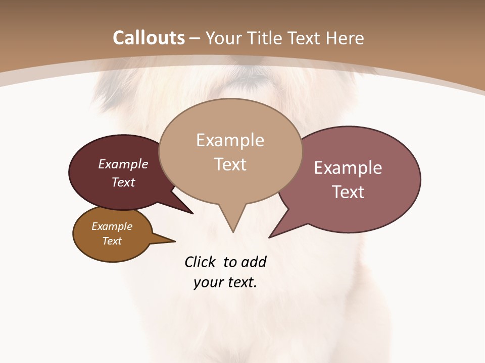 A Dog Sitting Next To A Bowl Of Food PowerPoint Template