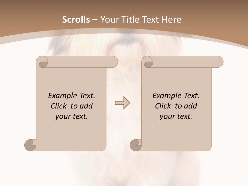 A Dog Sitting Next To A Bowl Of Food PowerPoint Template