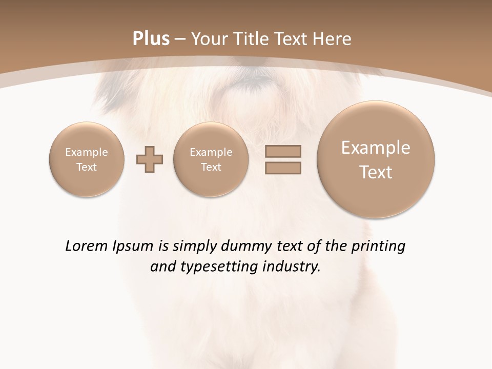 A Dog Sitting Next To A Bowl Of Food PowerPoint Template