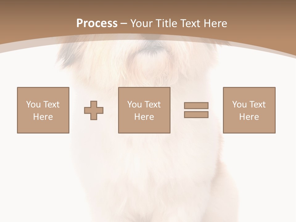 A Dog Sitting Next To A Bowl Of Food PowerPoint Template