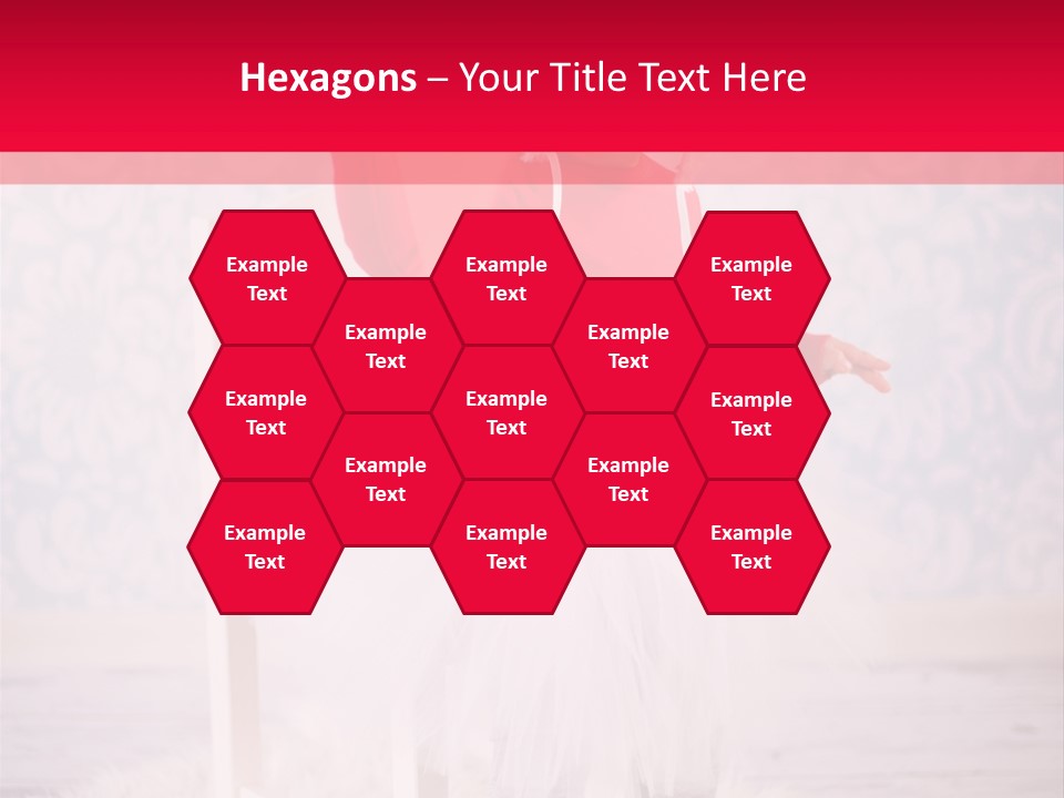 A Little Girl In A Red Sweater Holding A Heart PowerPoint Template