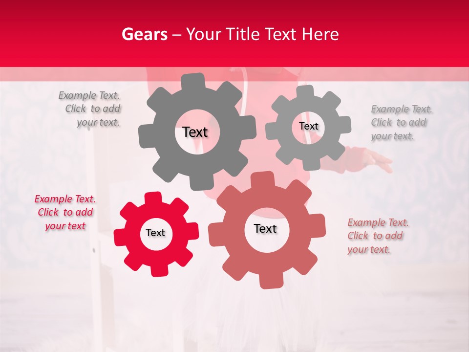 A Little Girl In A Red Sweater Holding A Heart PowerPoint Template