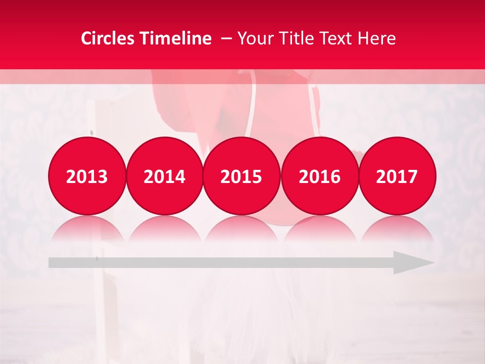 A Little Girl In A Red Sweater Holding A Heart PowerPoint Template