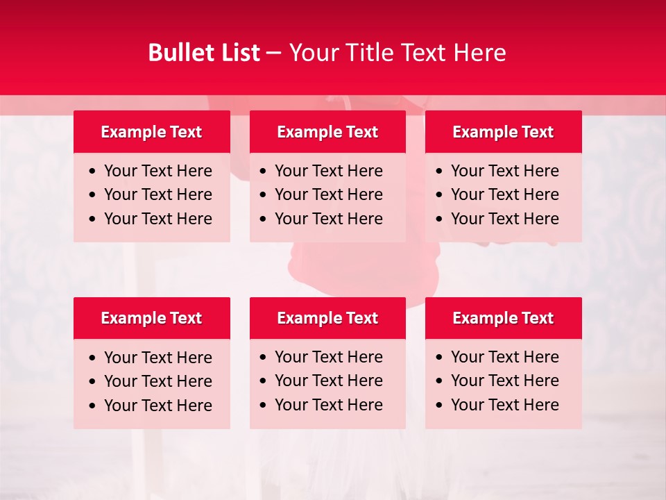 A Little Girl In A Red Sweater Holding A Heart PowerPoint Template