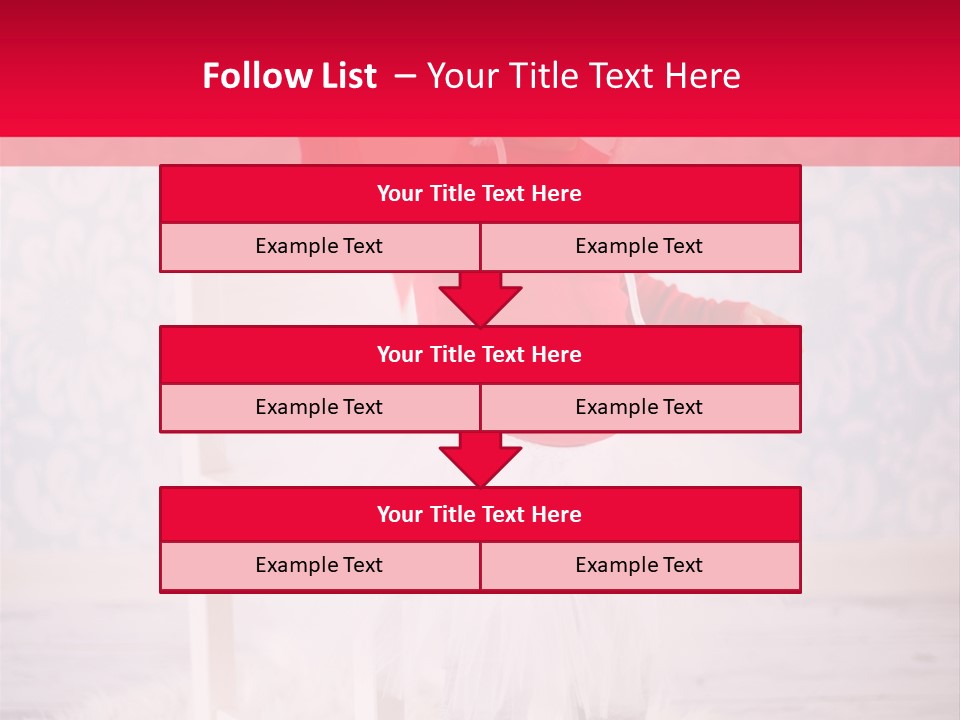 A Little Girl In A Red Sweater Holding A Heart PowerPoint Template