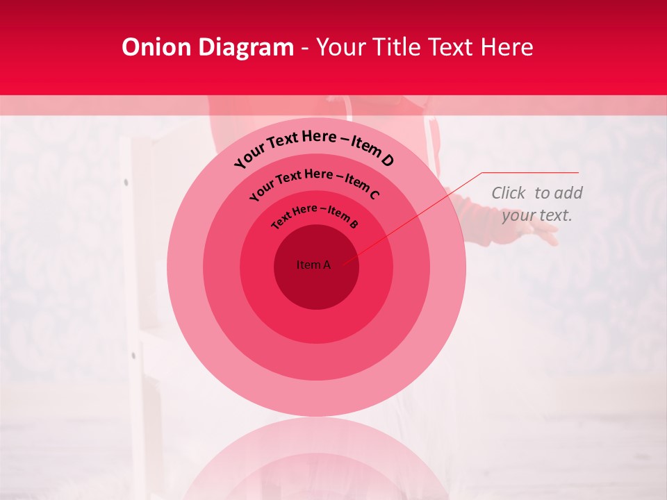 A Little Girl In A Red Sweater Holding A Heart PowerPoint Template