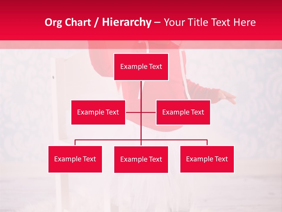A Little Girl In A Red Sweater Holding A Heart PowerPoint Template