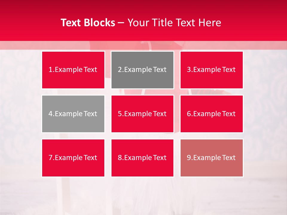 A Little Girl In A Red Sweater Holding A Heart PowerPoint Template