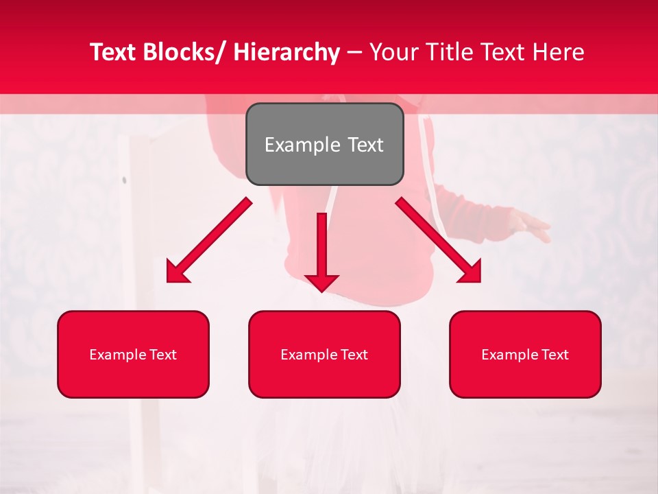 A Little Girl In A Red Sweater Holding A Heart PowerPoint Template