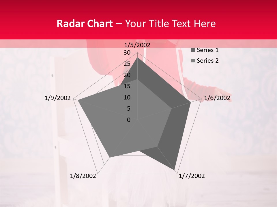 A Little Girl In A Red Sweater Holding A Heart PowerPoint Template