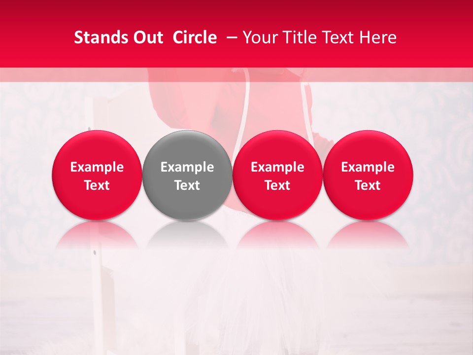 A Little Girl In A Red Sweater Holding A Heart PowerPoint Template