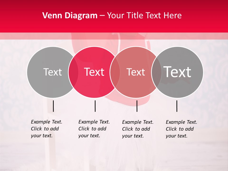 A Little Girl In A Red Sweater Holding A Heart PowerPoint Template
